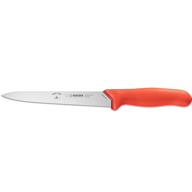 Filetiermesser WildLine 18 cm, flexibel, scarlett-rot