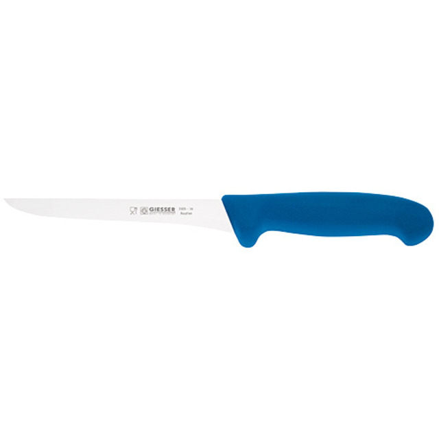 Ausbeinmesser, blau 16 cm, schmale Klinge