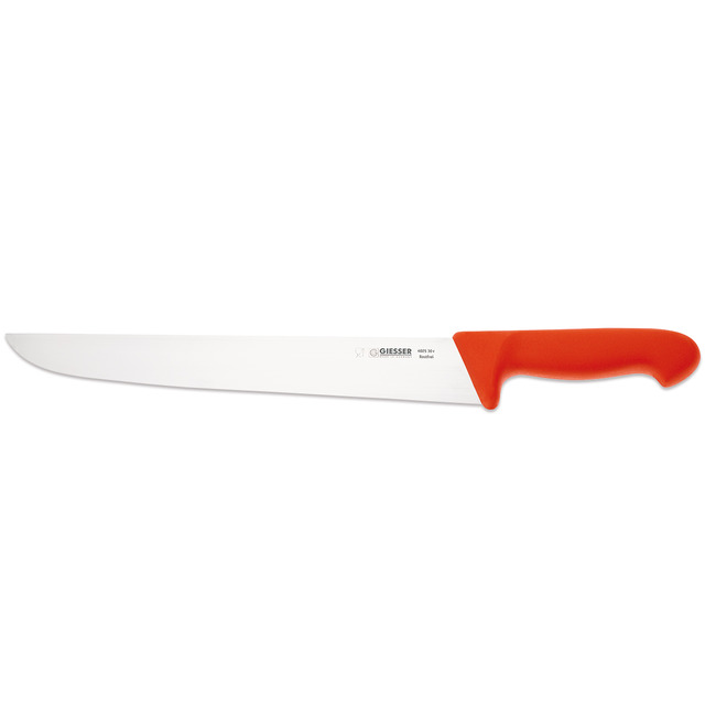 Bankmesser, rot 30 cm, breite Klinge