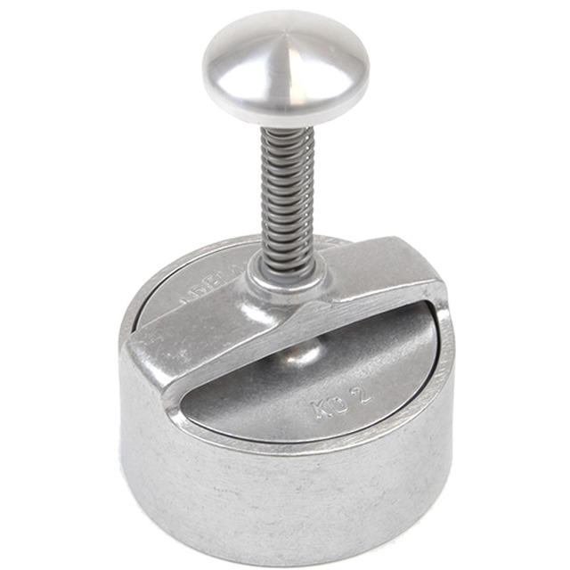 Hamburgerpresse, rund, Aluminium Ø: 10 cm, für Burger von 80 - 160g