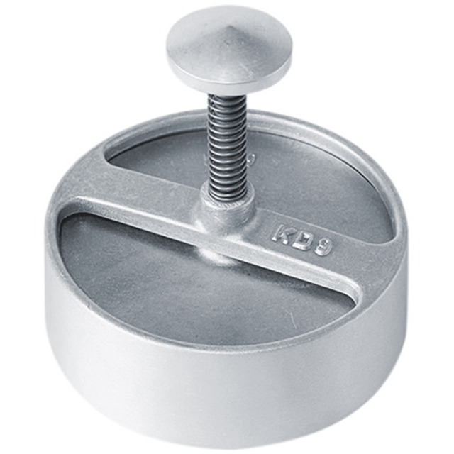 Hamburgerpresse, rund, Aluminium Ø: 15 cm, für Burger von 180 - 350g