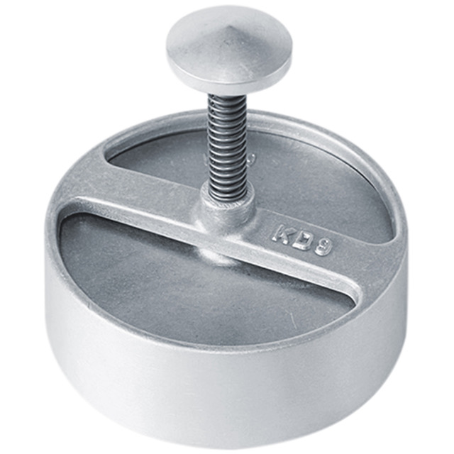 Hamburgerpresse, rund, Aluminium Ø: 17 cm, für Burger von 180 - 350g