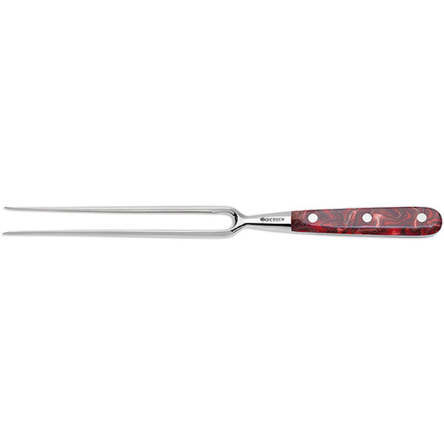 PremiumCut Fork No. 1 21 cm, Griff aus Acryl, Red Diamond