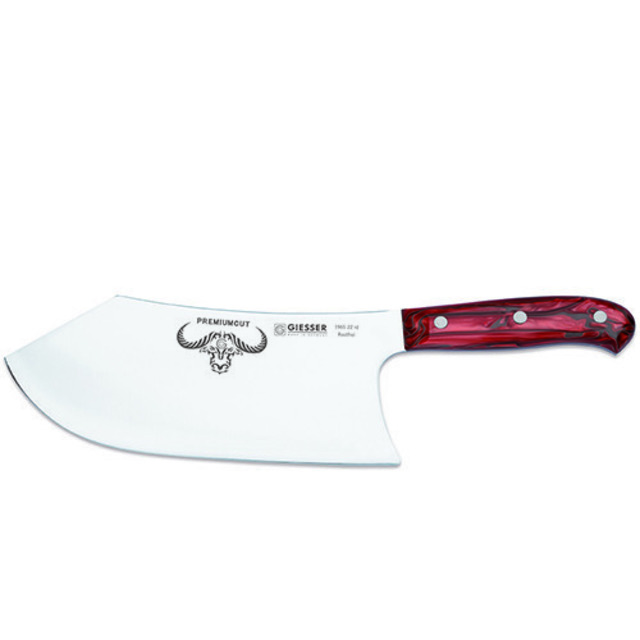 PremiumCut Butcher No. 1 22 cm, Griff aus Acryl, Red Diamond