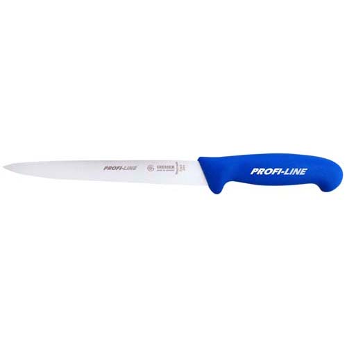 Filetiermesser, blau 20 cm, flexible Klinge